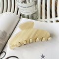 stripe hair claw