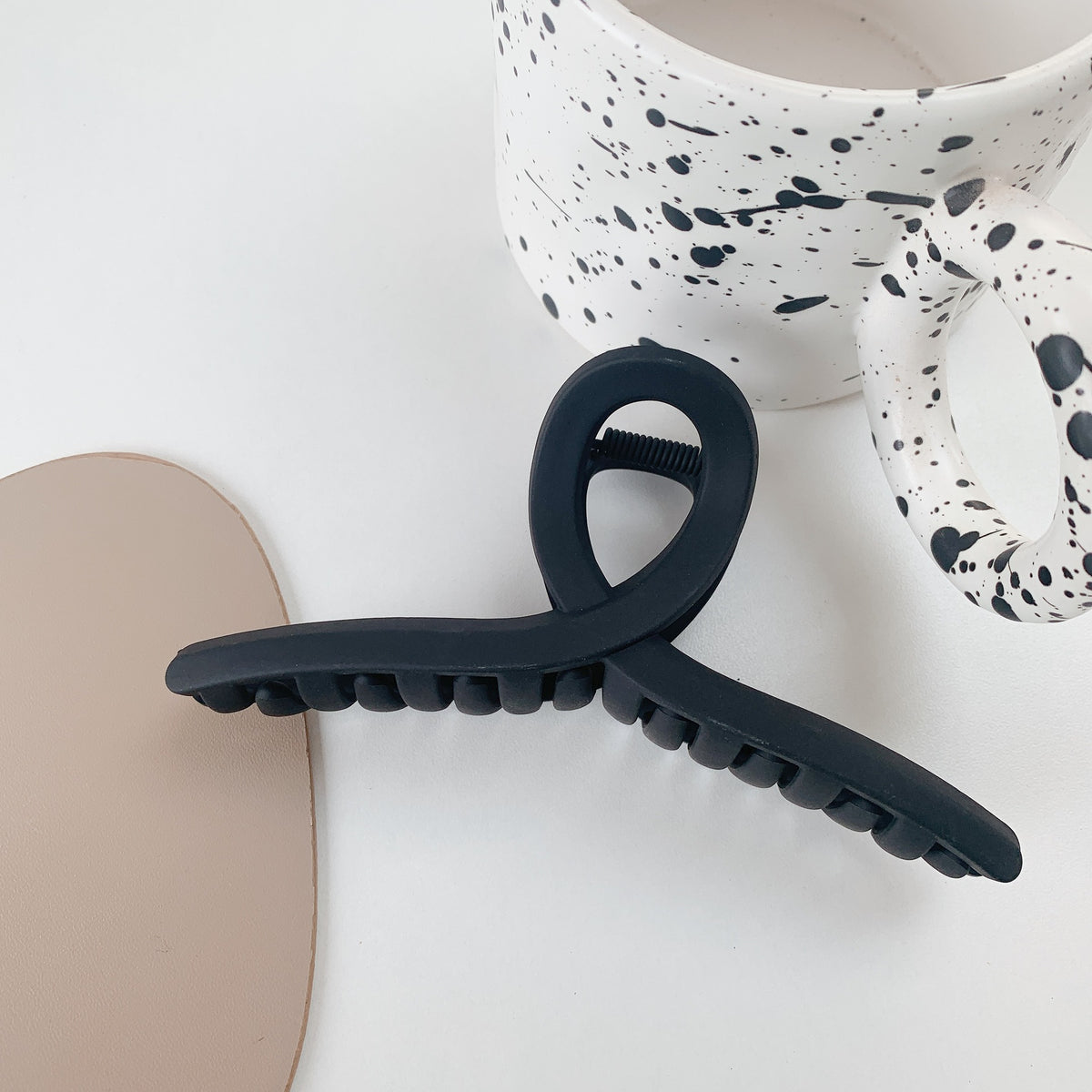 Morandi matte hairpin matte texture large hair claw