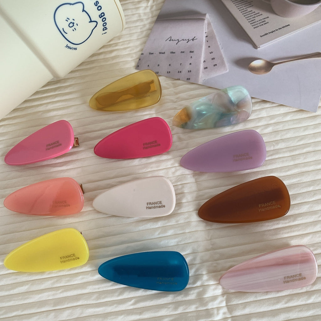 Youthful colorful water droplet Hair Claw