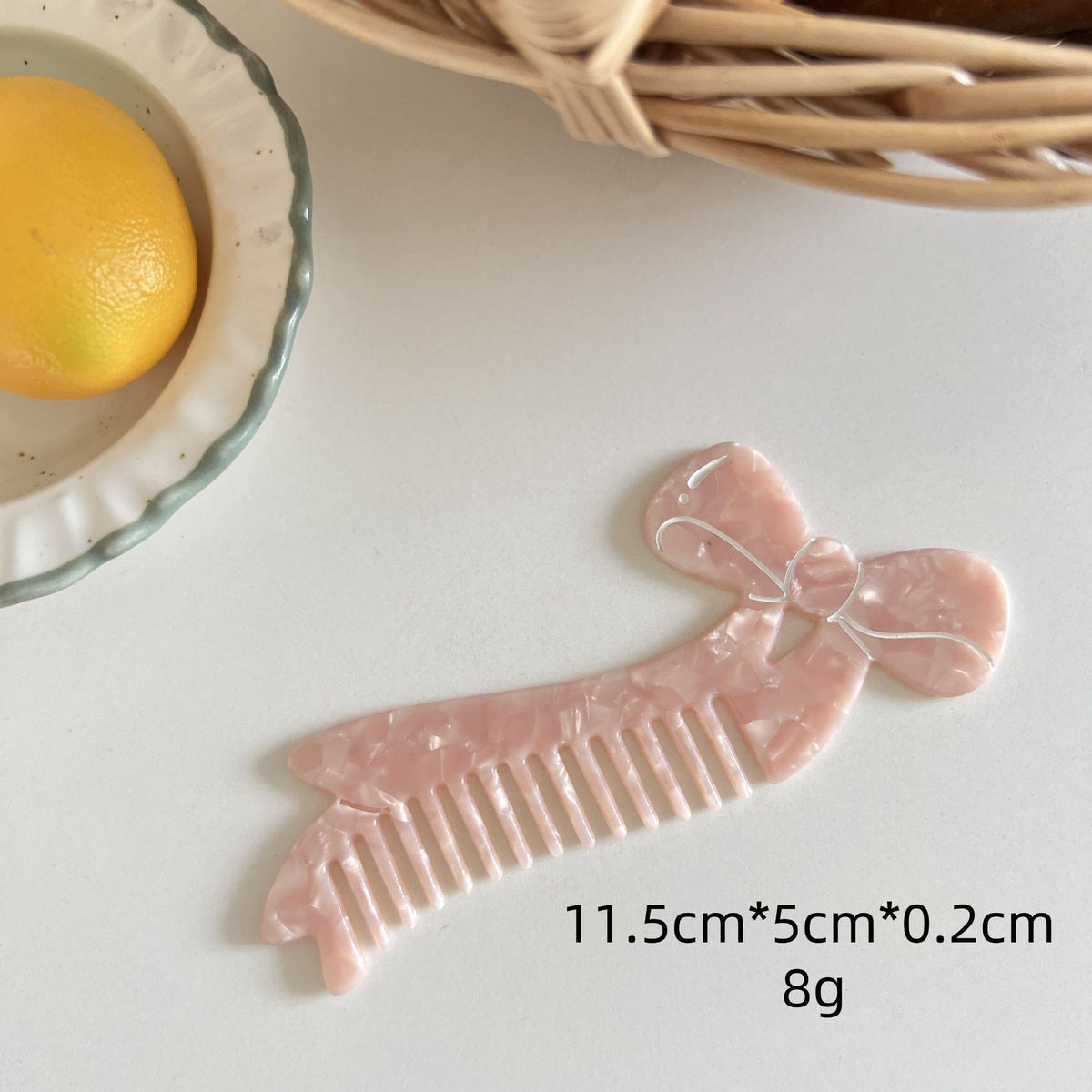 fruit hair comb fun ice cream burger acetic acid comb cute color matching female hair comb