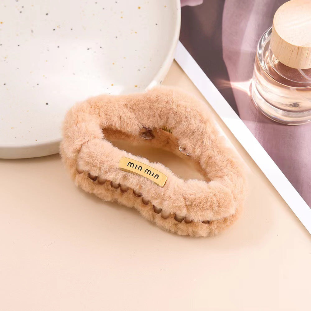 Autumn/Winter Plush Claw Clip