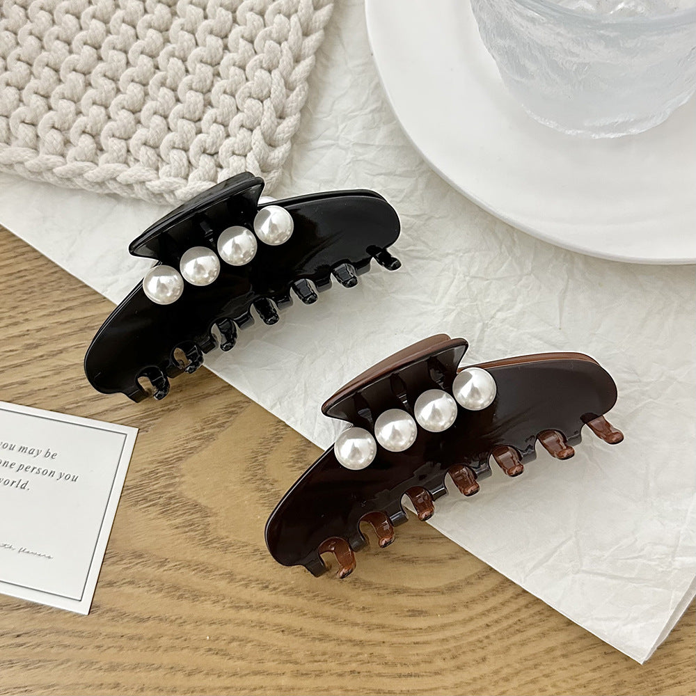 Alexander Large Premium Pearl Hair Claw