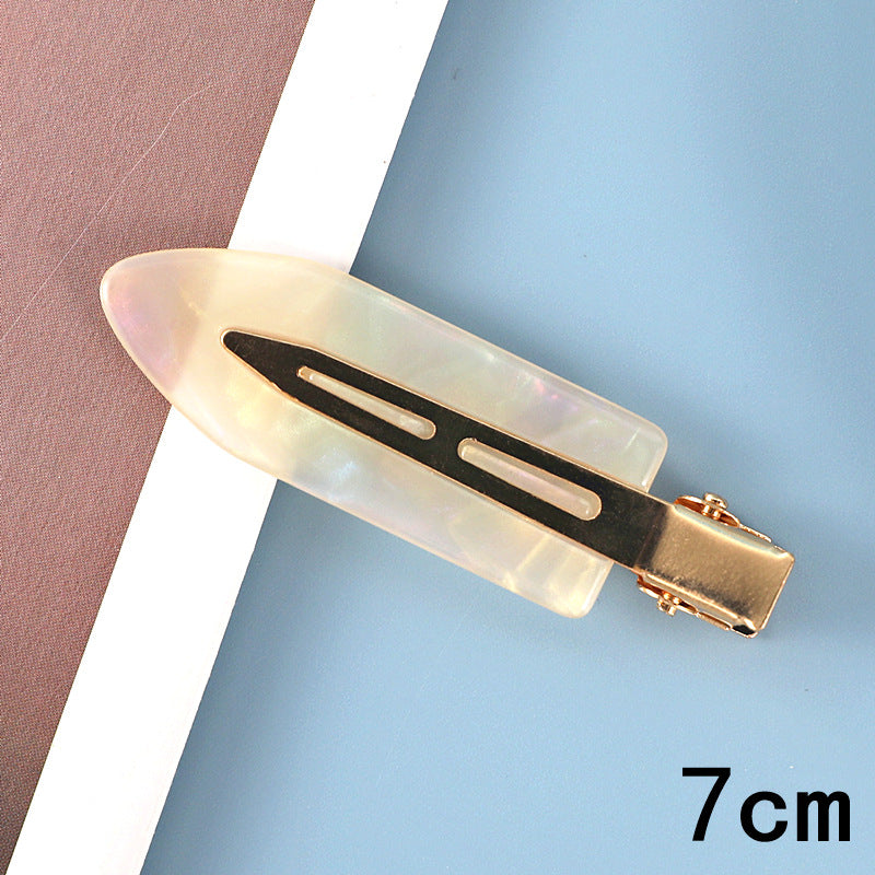 New Internet celebrity women's acetic acid plate seamless hairpin