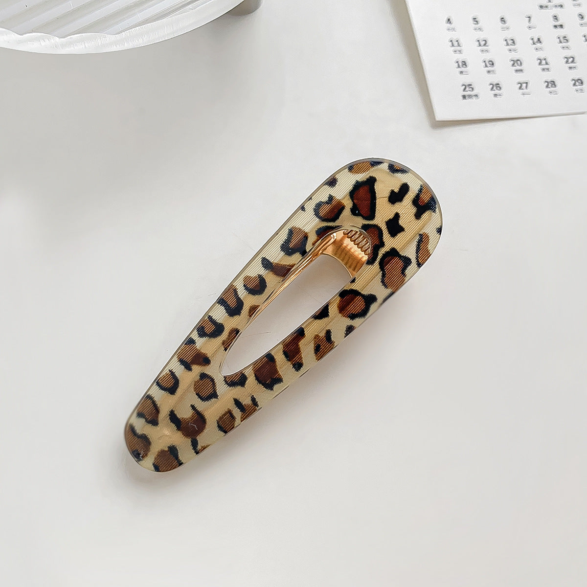 water drop hair clip