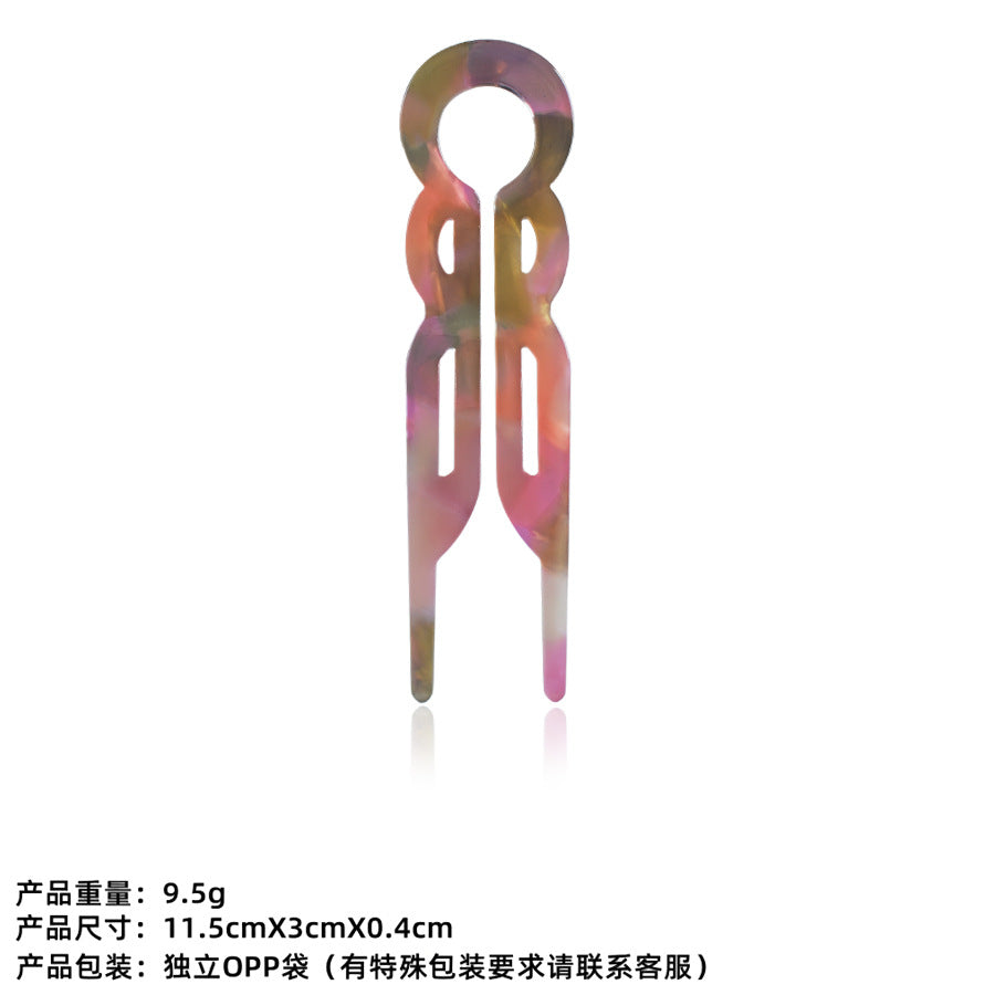 U-shaped acetic acid hairpin