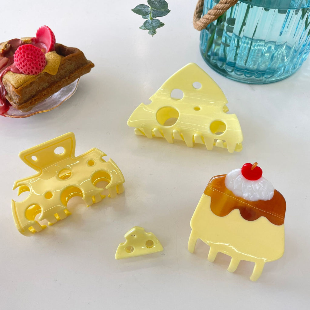 pudding cheese hair claw