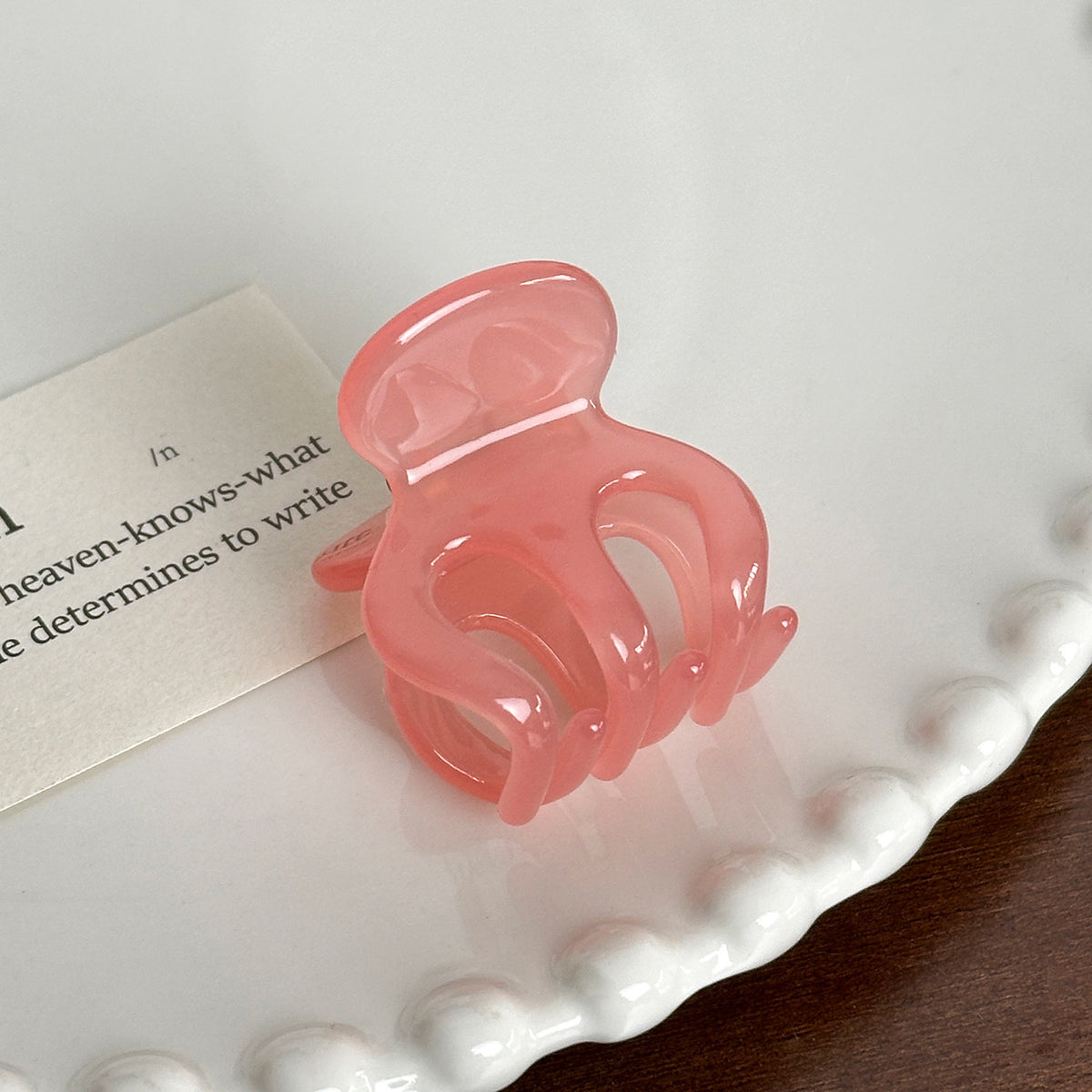 small jelly bangs hair clip