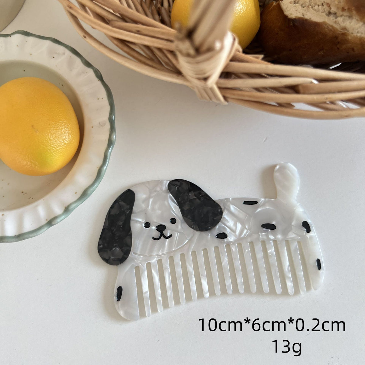 fruit hair comb fun ice cream burger acetic acid comb cute color matching female hair comb
