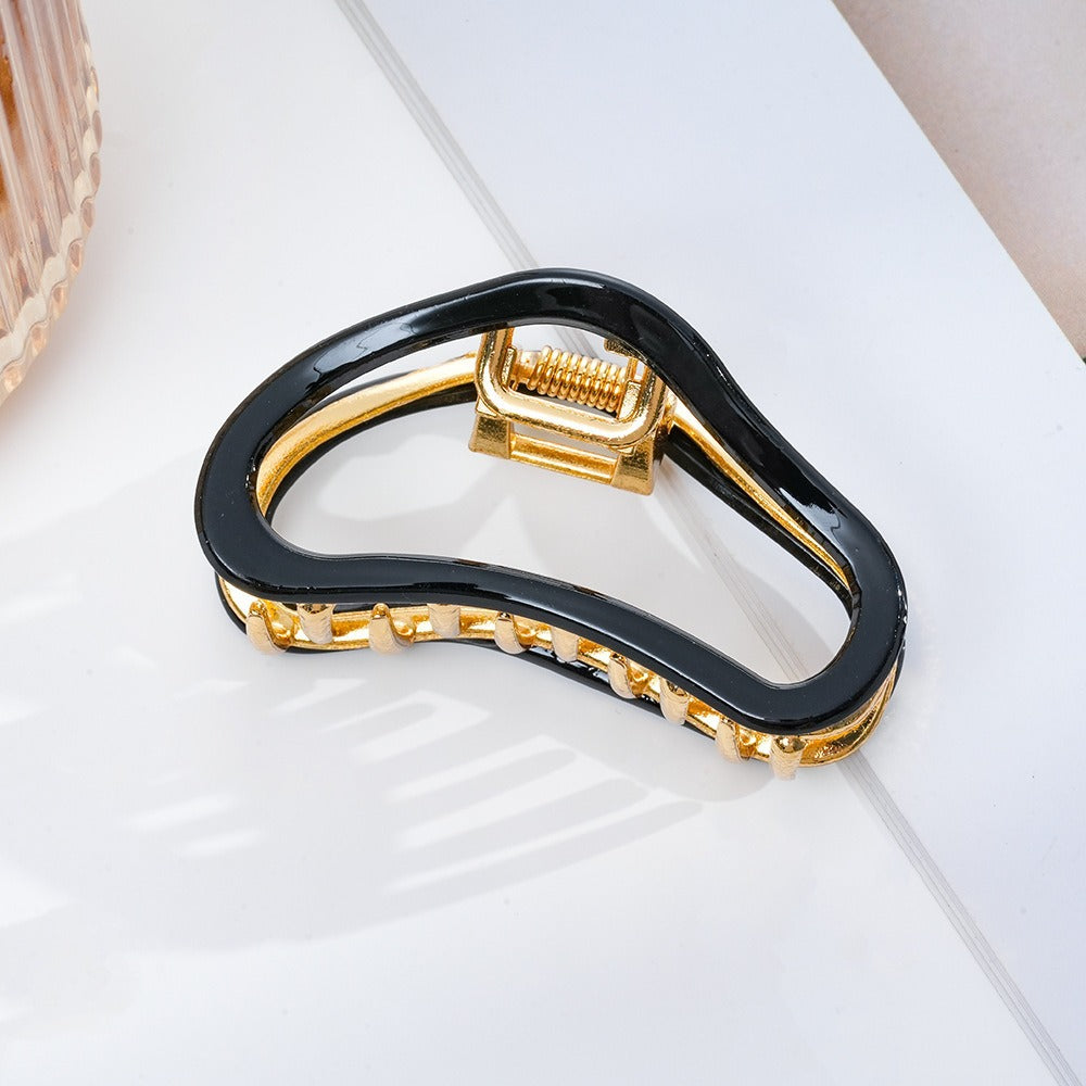 French acetic acid hairpin retro hollow tortoiseshell hair claw