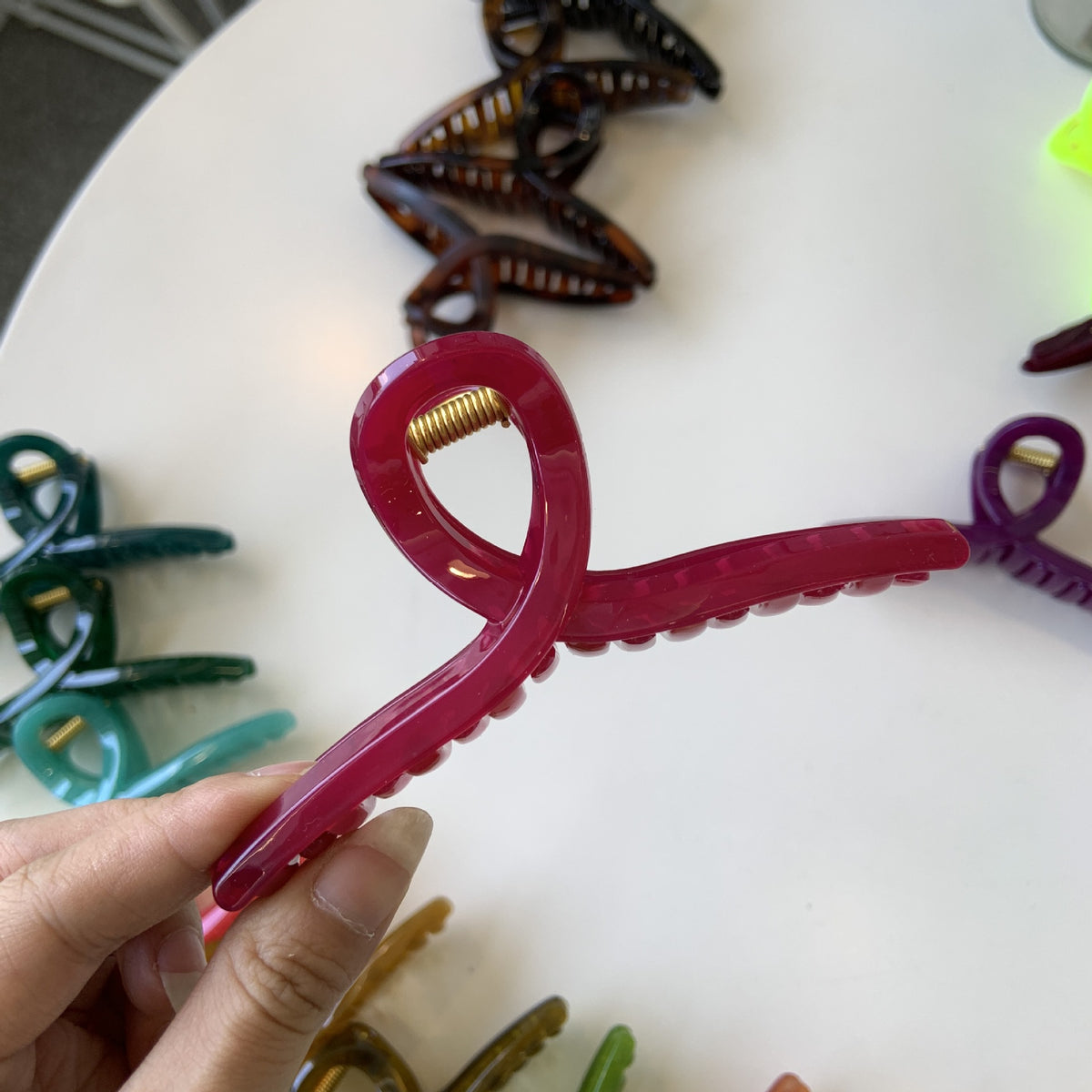 11cm clothes hanger hair claw