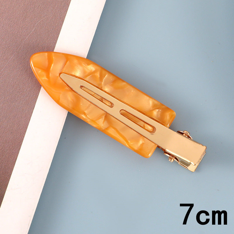 New Internet celebrity women's acetic acid plate seamless hairpin