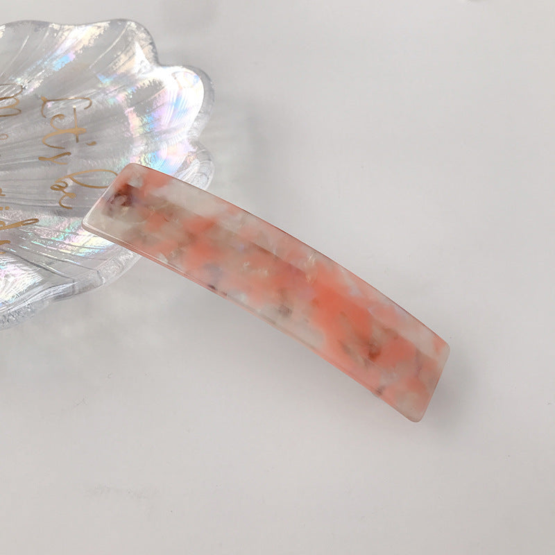 girl square spring hair clip