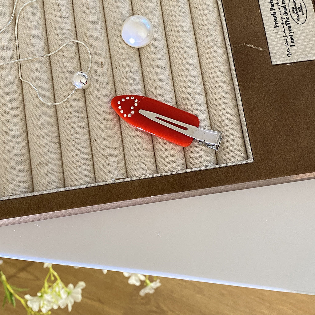 Diamond-encrusted seamless Hair Clip
