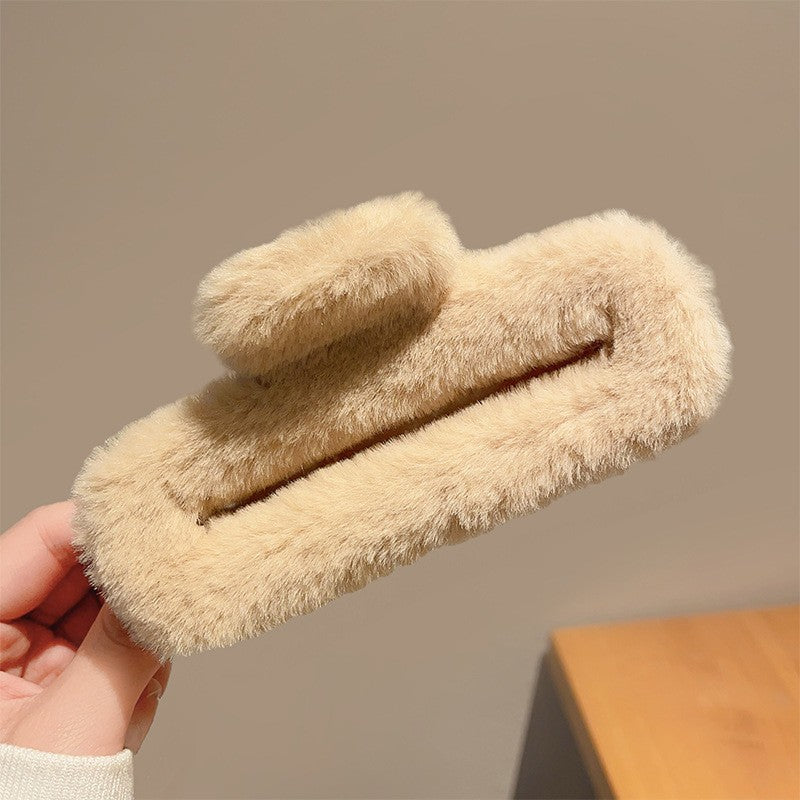 Autumn/Winter Plush Claw Clip