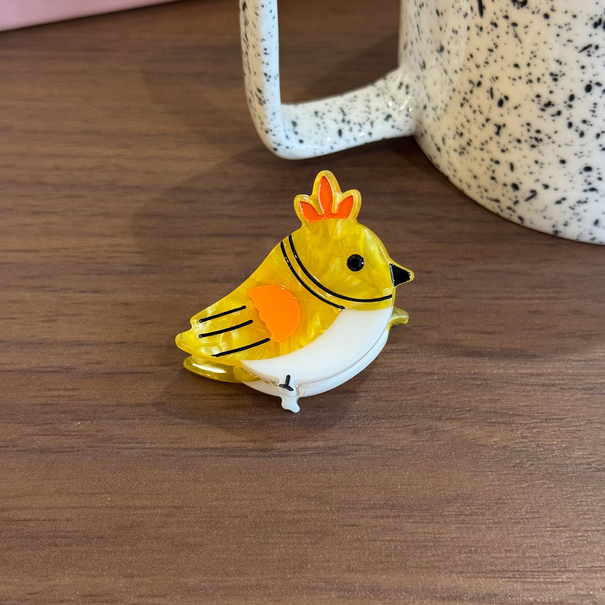 Mini bird hair claw