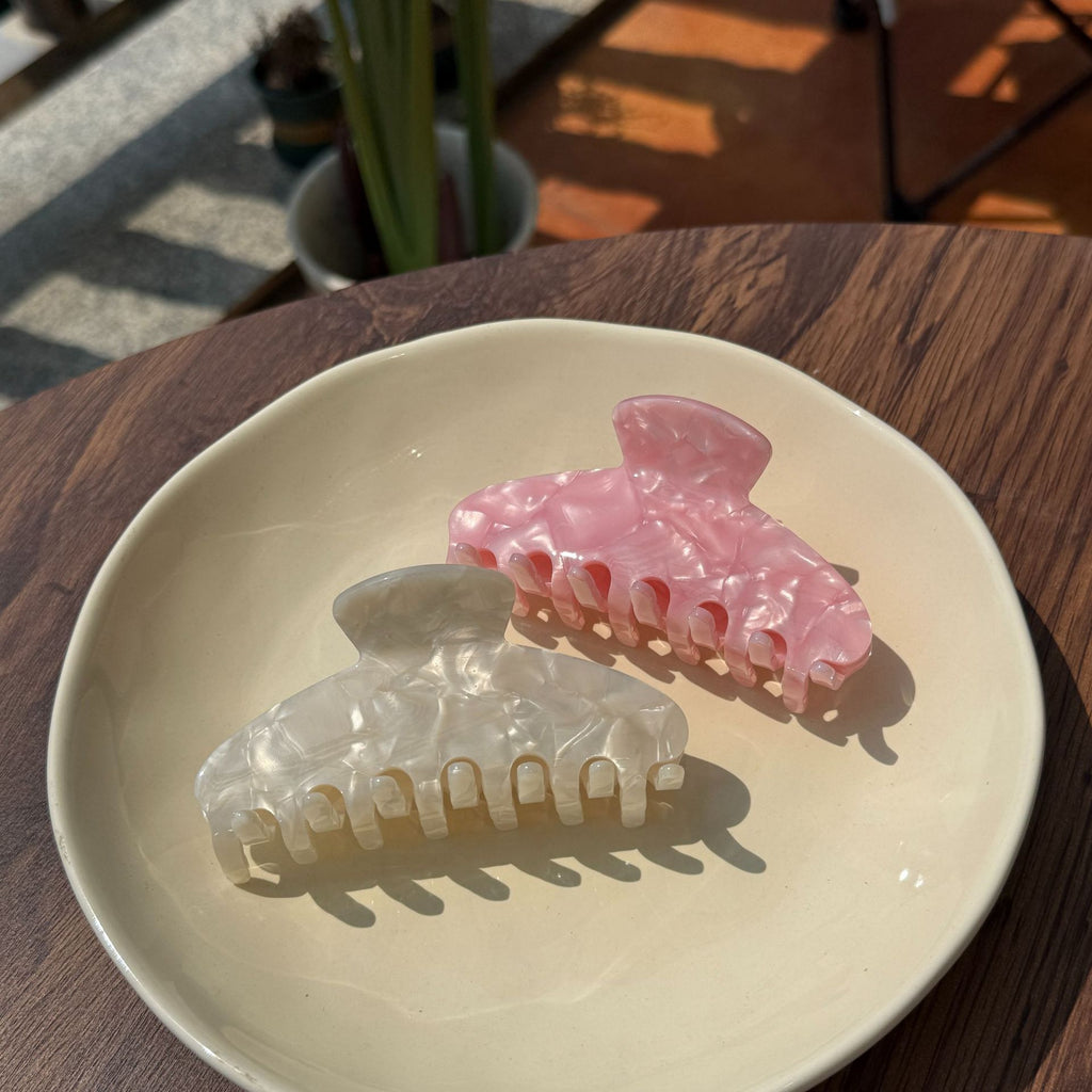 spring and summer big hair claw