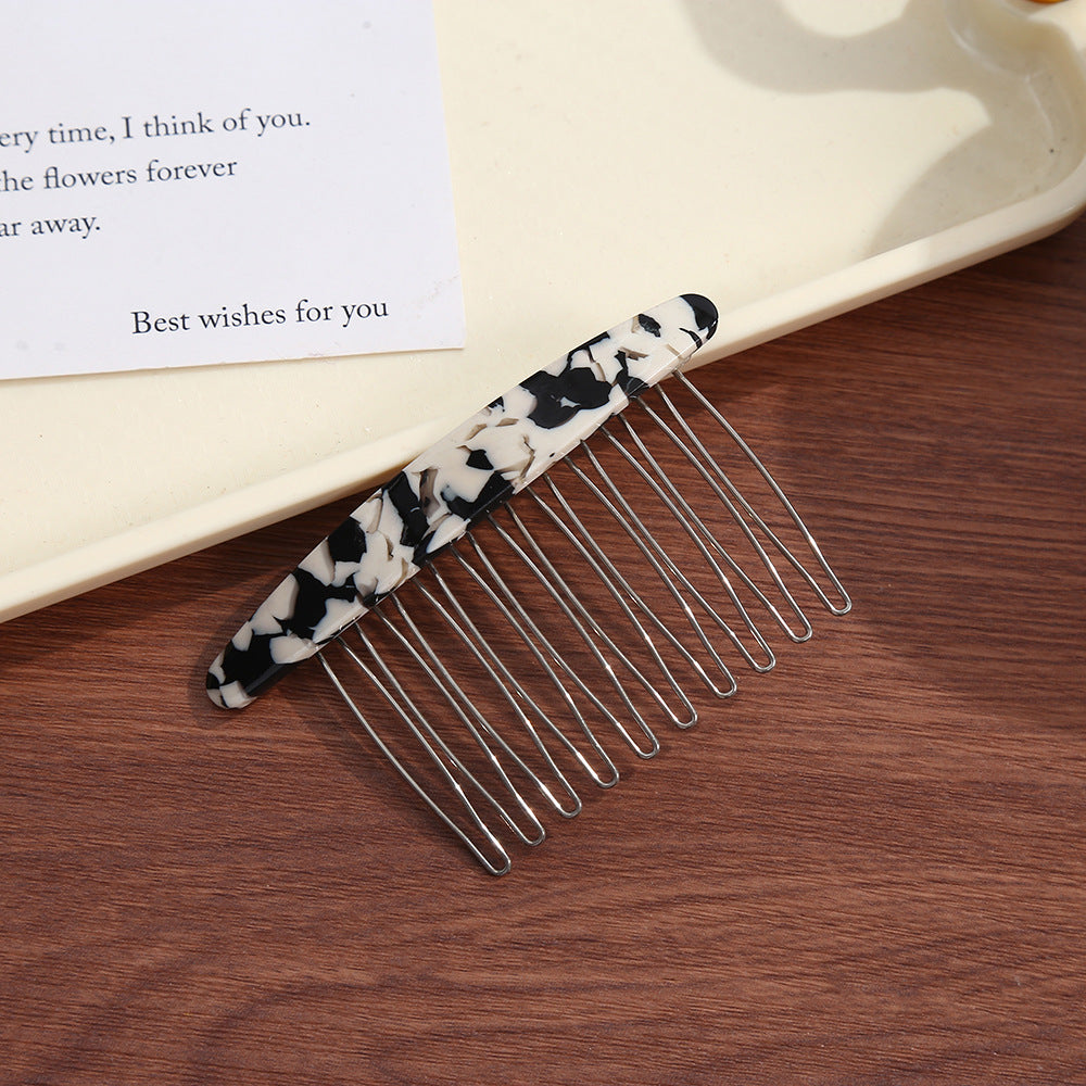 Hairpin Female disc hair plug comb hairpin
