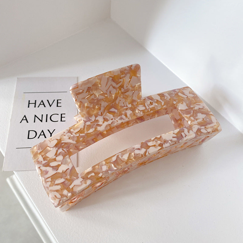 13cm oversized square hair claw