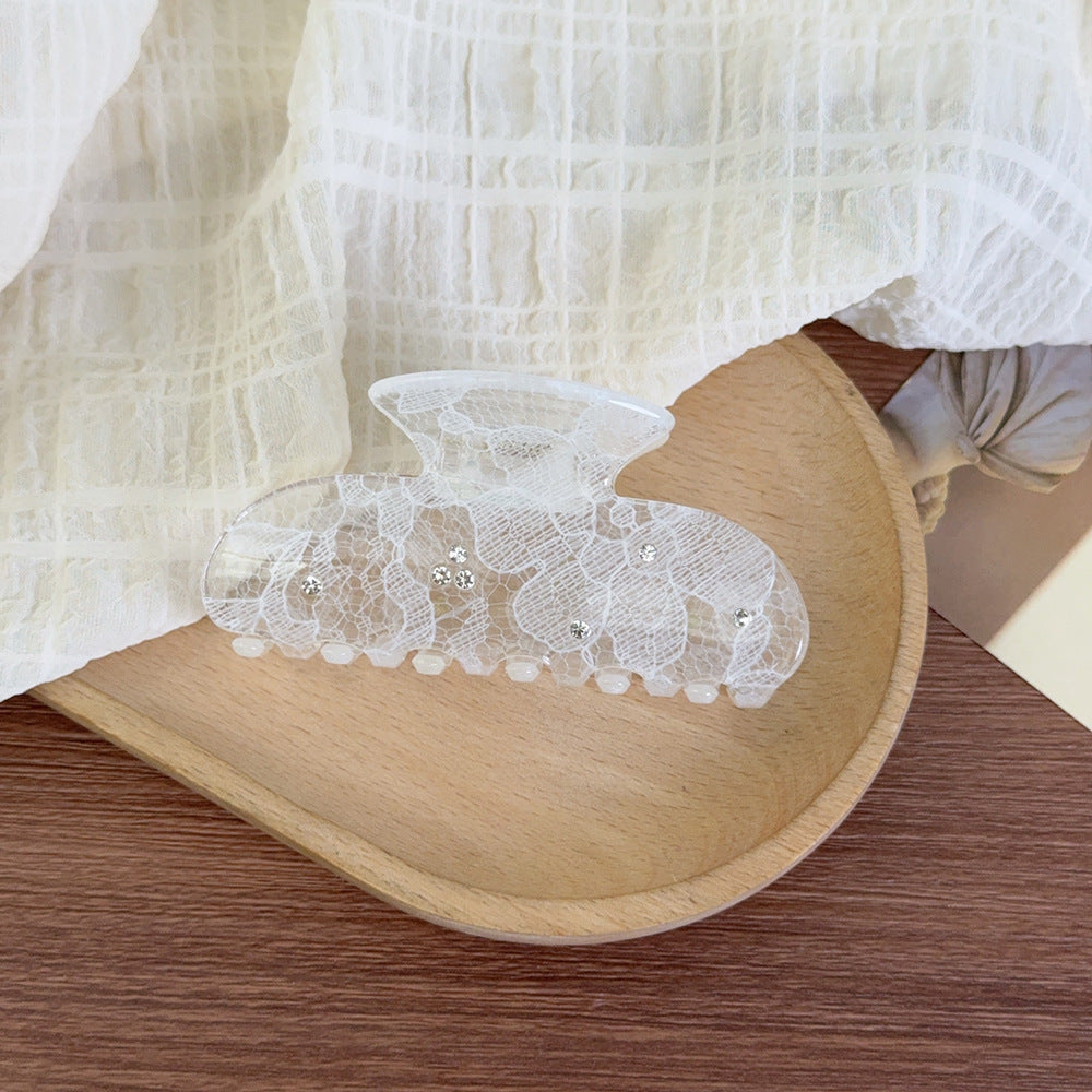 lace pattern hair clip