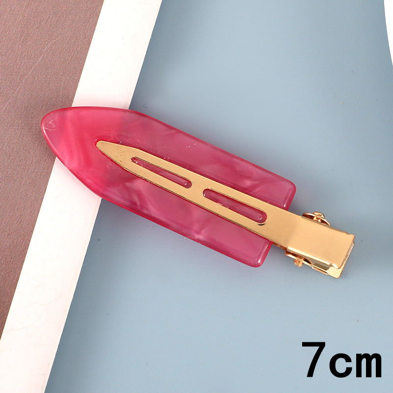 New Internet celebrity women's acetic acid plate seamless hairpin