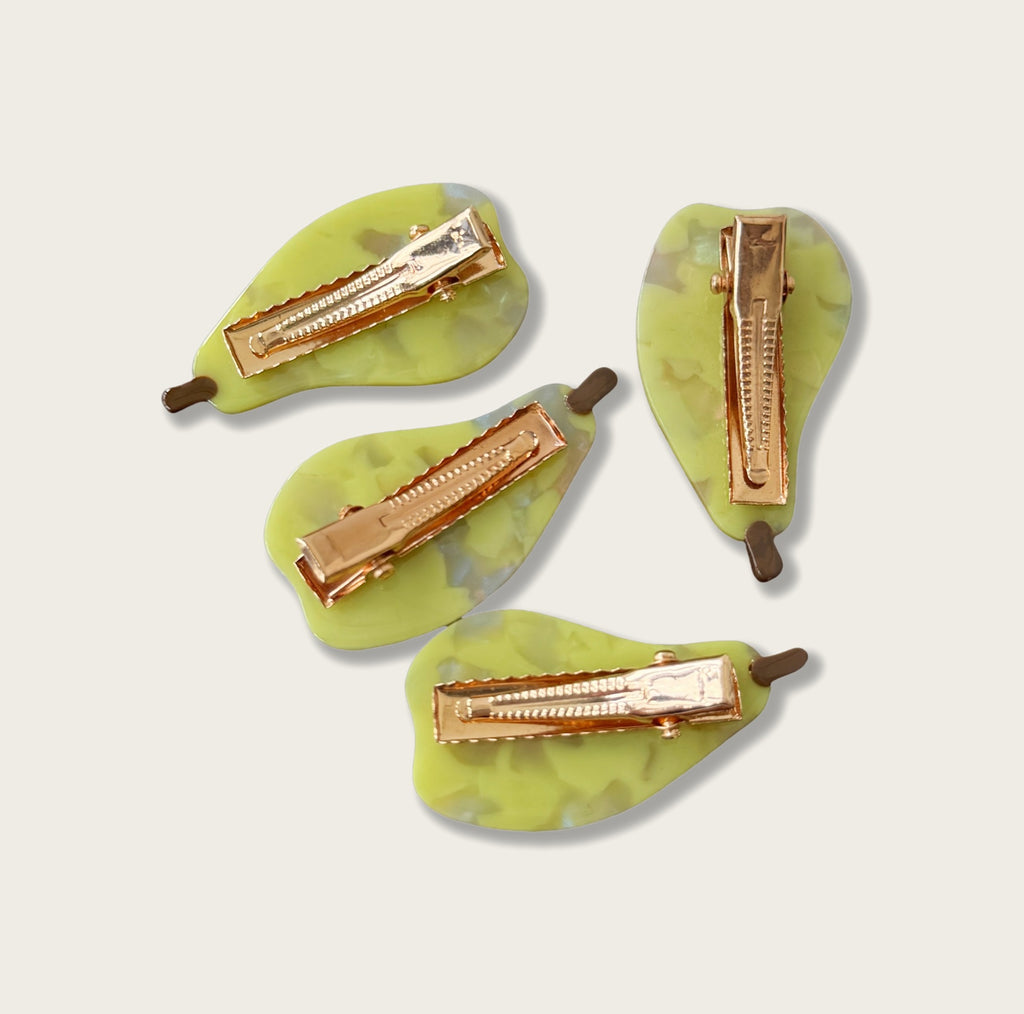 Pear Hair Clip