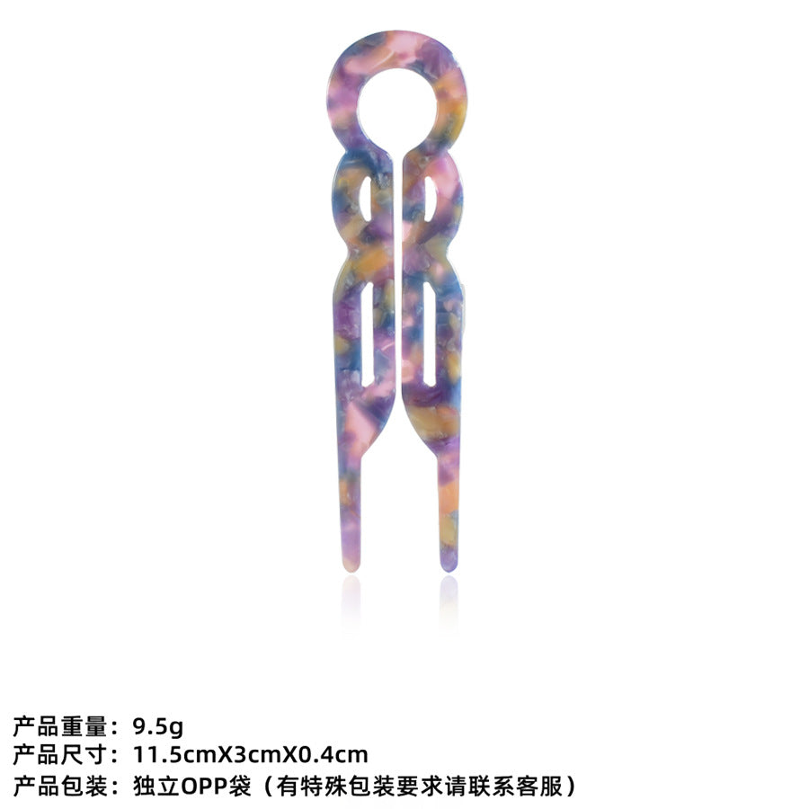 U-shaped acetic acid hairpin