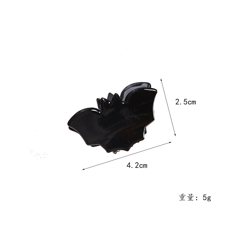 Halloween luminous ghost bat black cat hair claw