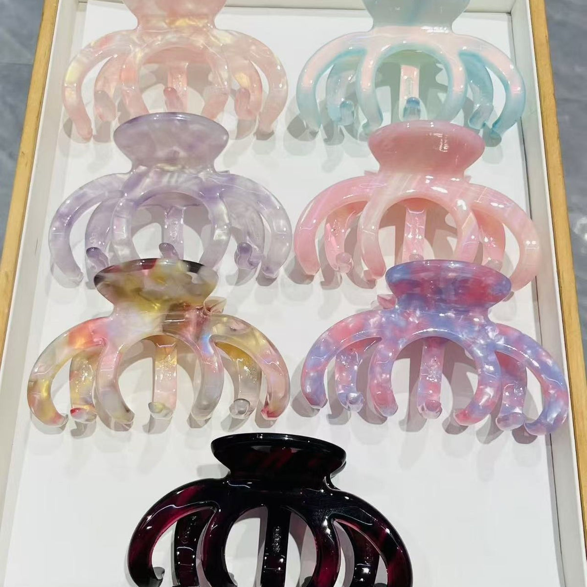 Thickened 4.0 Acetate Large Octopus Hair Claw
