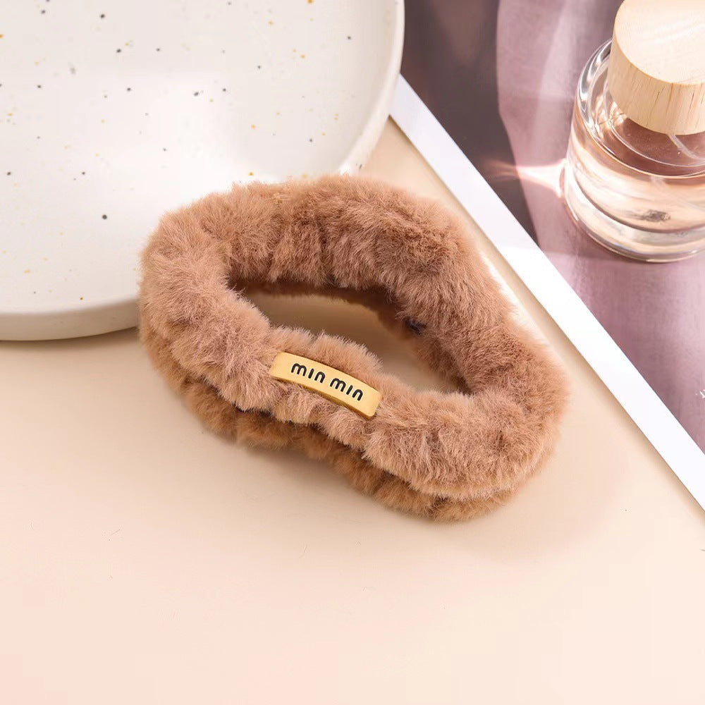 Autumn/Winter Plush Claw Clip