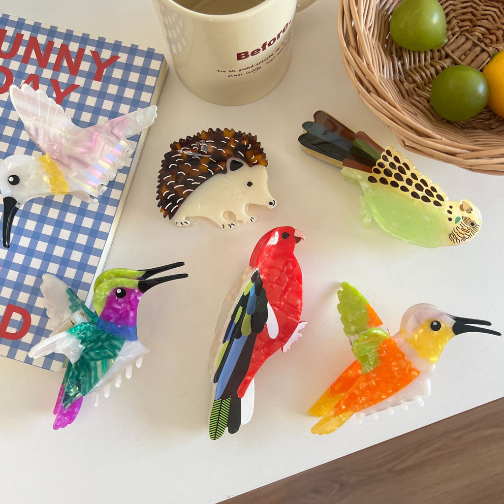 hummingbird hair claw