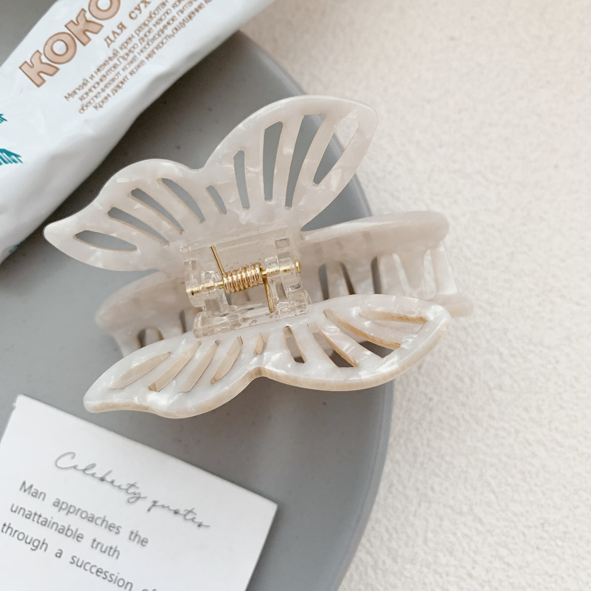 butterfly hair claw