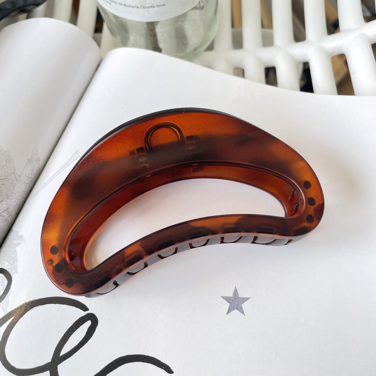 thickened hair claw large butterfly buckle