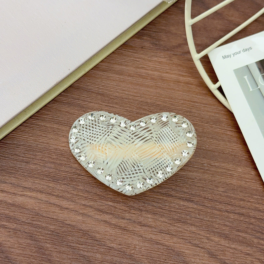 Love diamond hair clip
