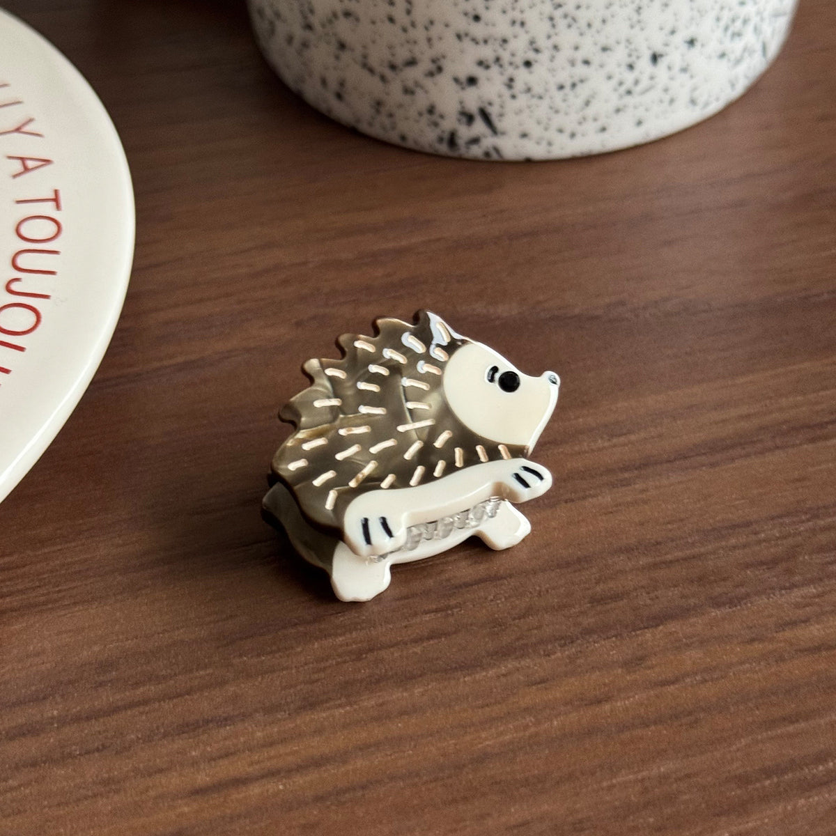 Mini Honeybee hedgehog ladybird hair claw