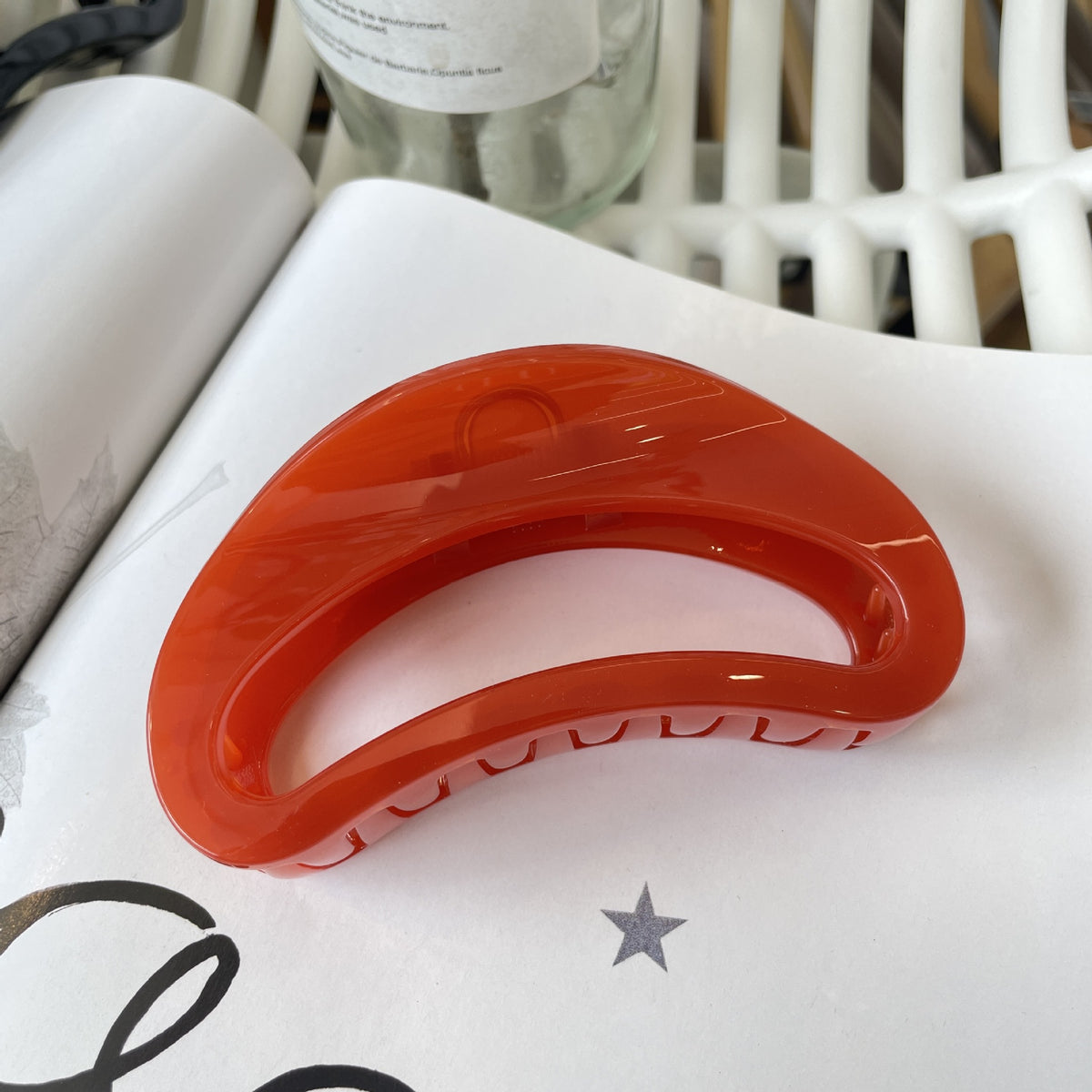 thickened hair claw large butterfly buckle