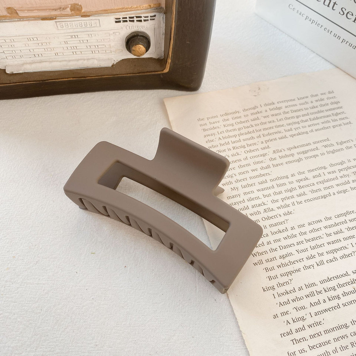 10.5Cm Korean version temperament matte large resin hair claw