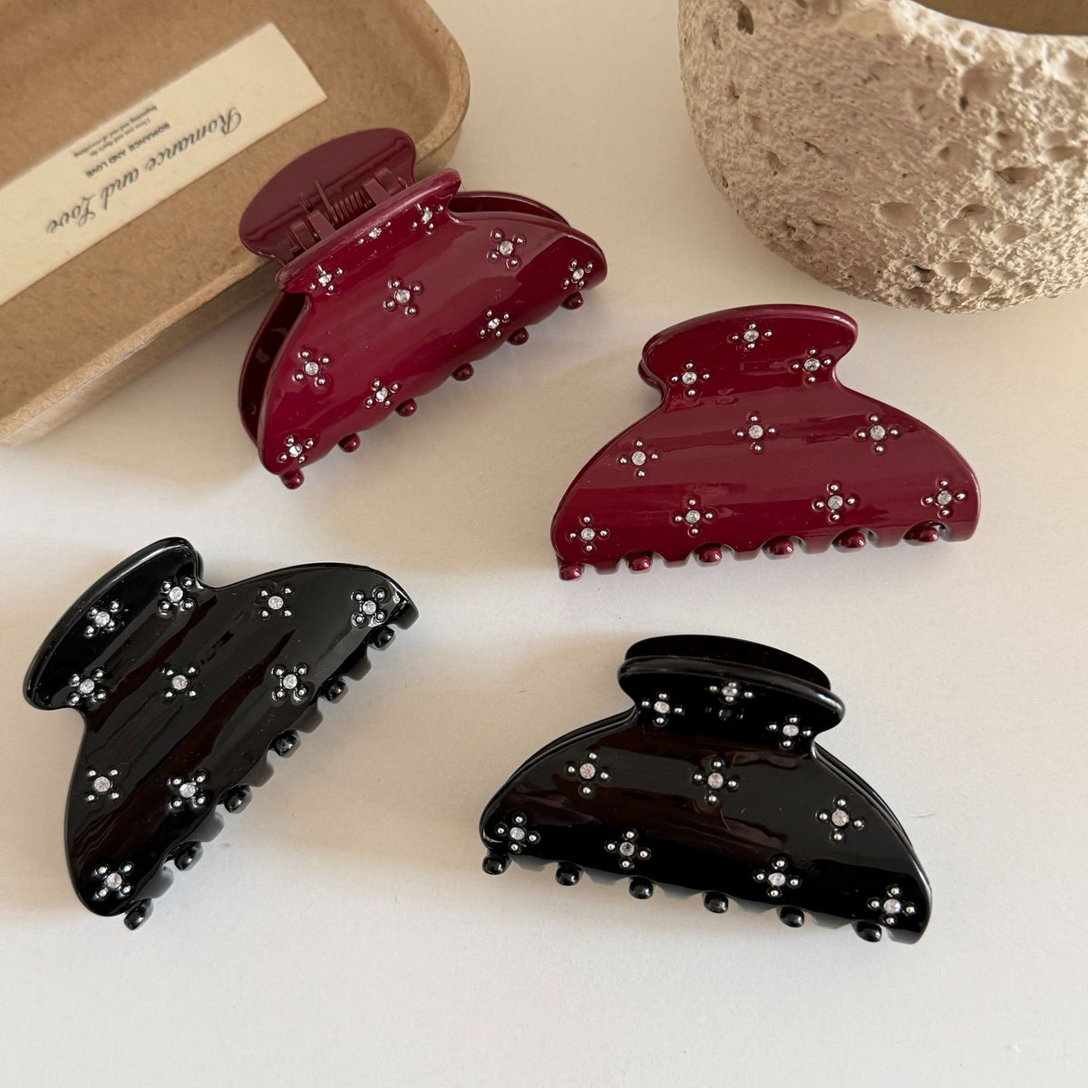 star-studded hair claw