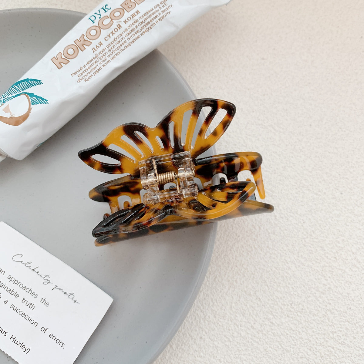 butterfly hair claw