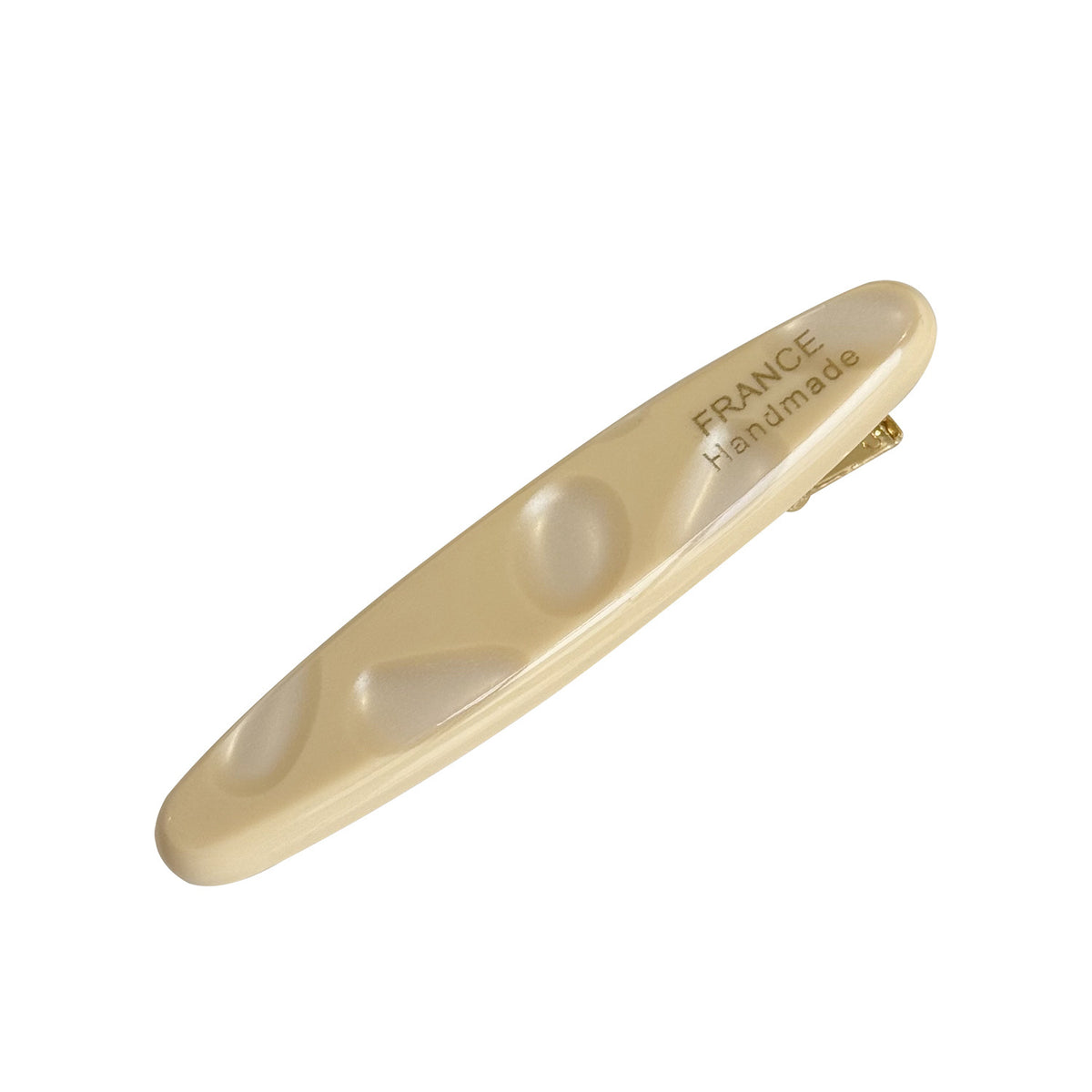 Elliptical straight clip hair claw