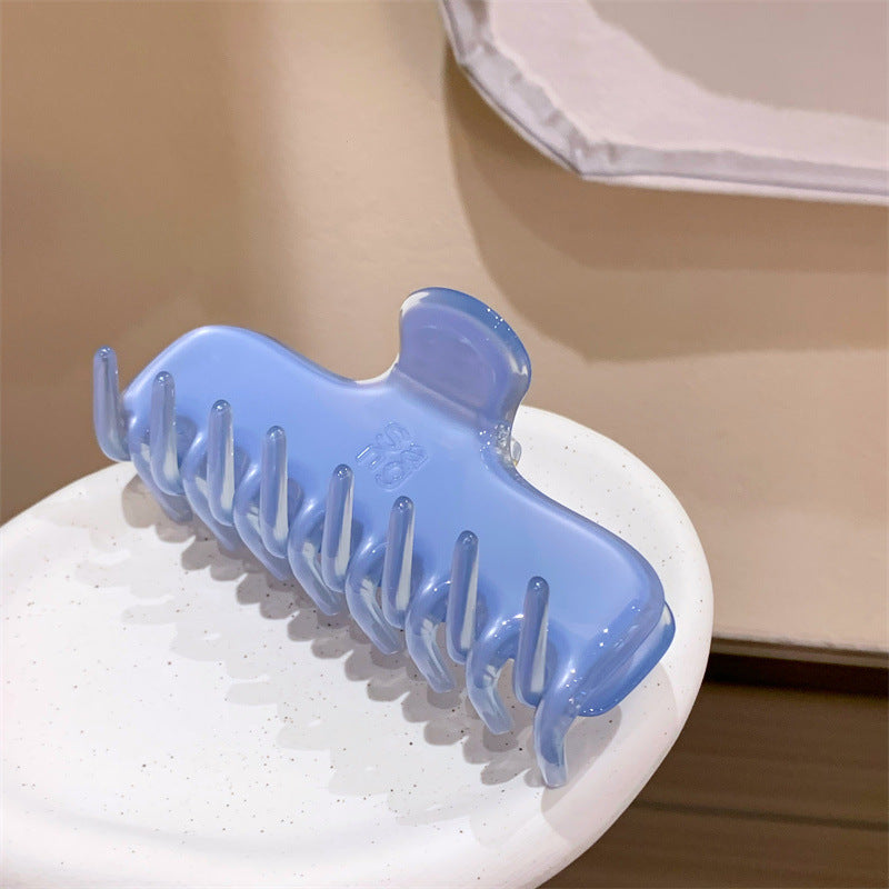 4cm Thick Jelly Chocolate Hair Claw