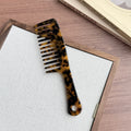 Light luxury acetic acid shell pattern hair comb