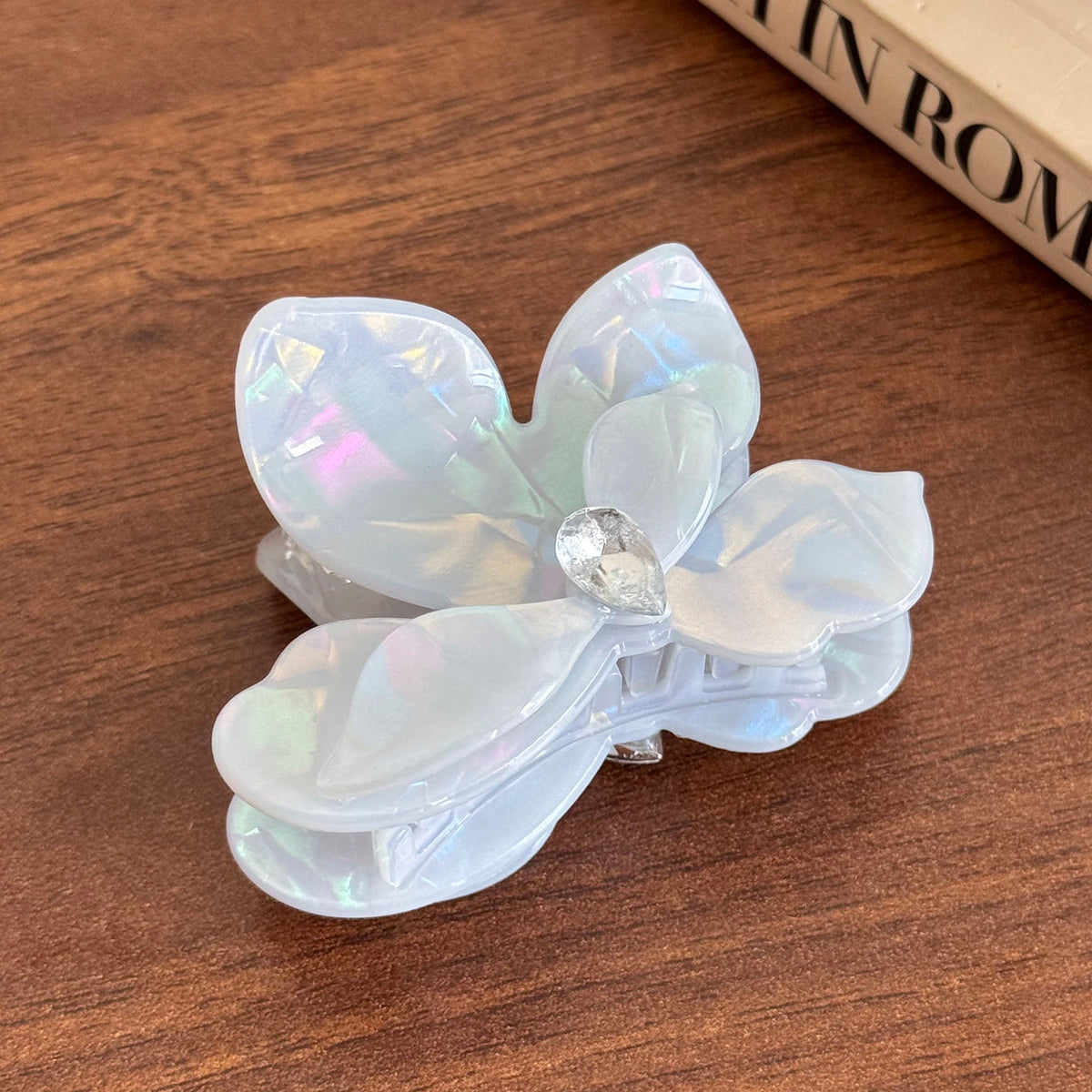 Korean premium sense grab clip imitation acetic acid hairpin shark clip children's exquisite cute butterfly premium hair accessories hairpin