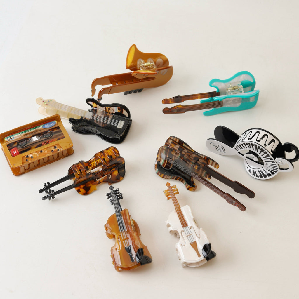 Violin Music Hair Claw
