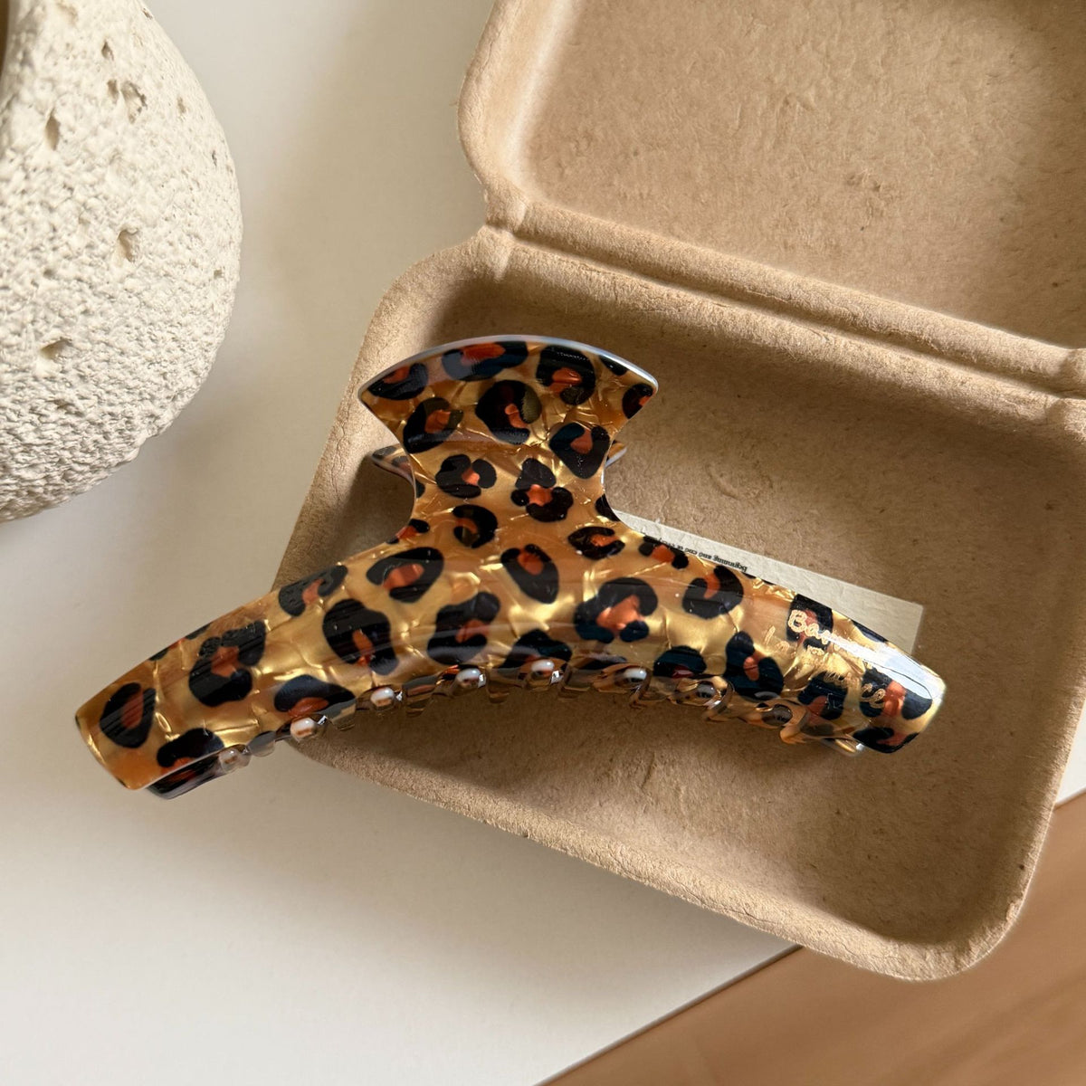 French leopard print Hair Claw