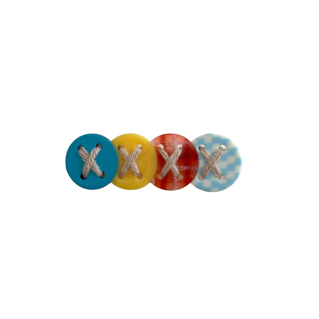 button hair clip