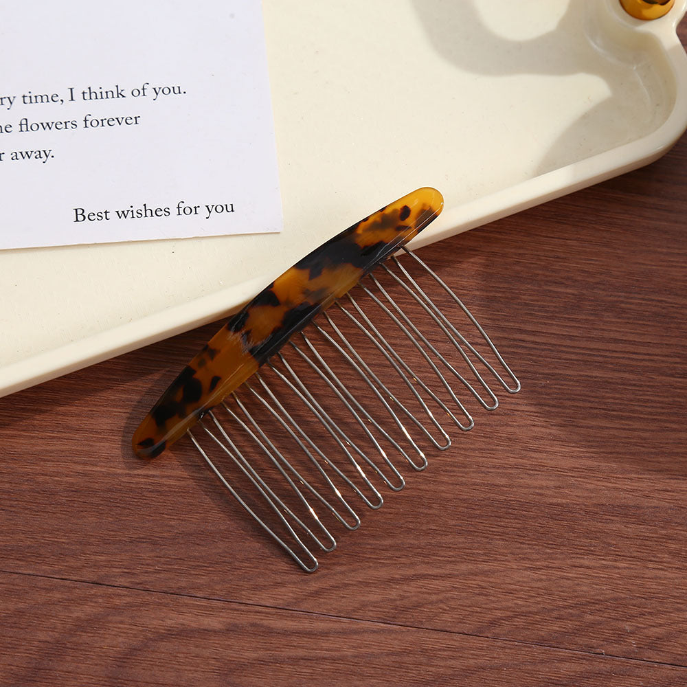Hairpin Female disc hair plug comb hairpin