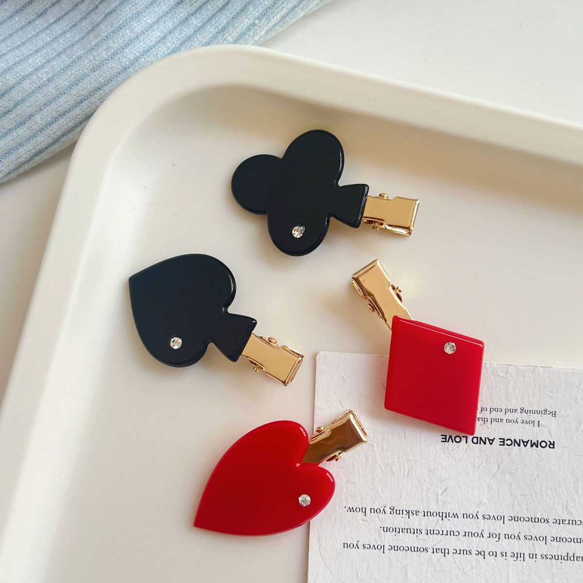 Playing cards hairpin Hair Clip