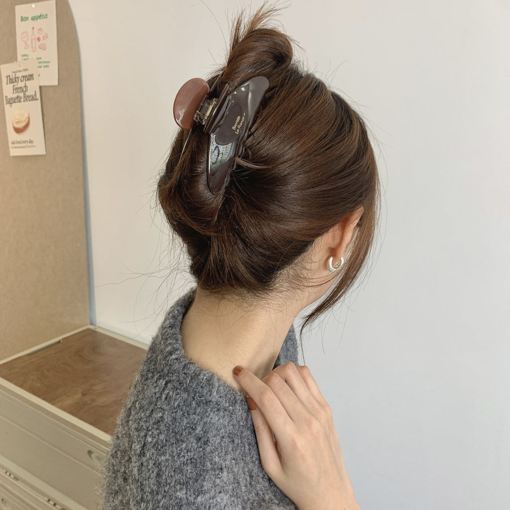 gold label gripper anchor red hair gripper classic simple hairpin female elegant cross-border hair claw