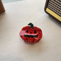 halloween hair claw - pumpkin, bat, ghost, and skull designs