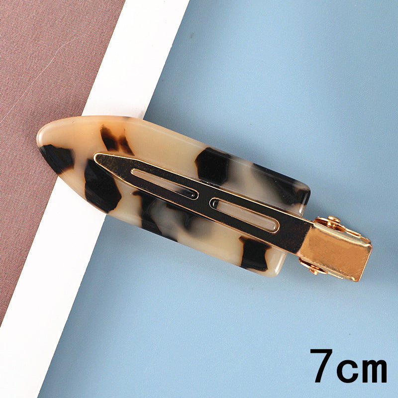 New Internet celebrity women's acetic acid plate seamless hairpin